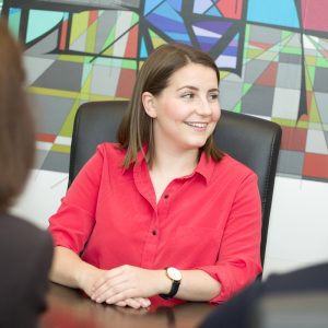 Professional shot of an employee from Lexonik in a house setting. Lexonik is an educational system for the advanced to help them in the future.