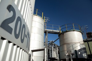Professional industrial photography shot showing a part of their Biodiesel refinery site. Shot by professional northeast industrial photographer Cal Carey.