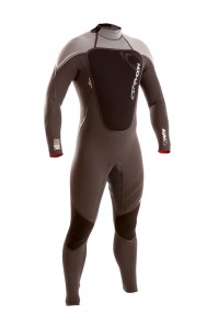 Professional product photography shot showing a typhoon wetsuit using the 'invisible man' method. Shot by professional northeast product photographer Cal Carey.
