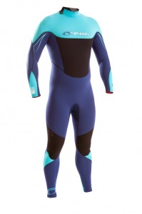 Professional product photography shot showing a typhoon wetsuit using the 'invisible man' method. Shot by professional northeast product photographer Cal Carey.