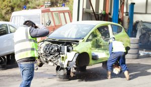 This is a professional shot of Cal Carey, one of Northeast's best photographers behind the scenes shooting for Morgans Auto Salvage.