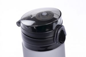 A studio product photograph, shot on a crisp white background, beautifully light detail shot of the drinking spout. It makes for a great advertising image. Shot at Cal Carey's studio in Saltburn, Teesside for a local business selling on Amazon and Ebay.