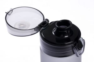 A studio product photograph, shot on a crisp white background, beautifully light detail shot of the drinking spout. It makes for a great advertising image. Shot at Cal Carey's studio in Saltburn, Teesside for a local business selling on Amazon and Ebay.